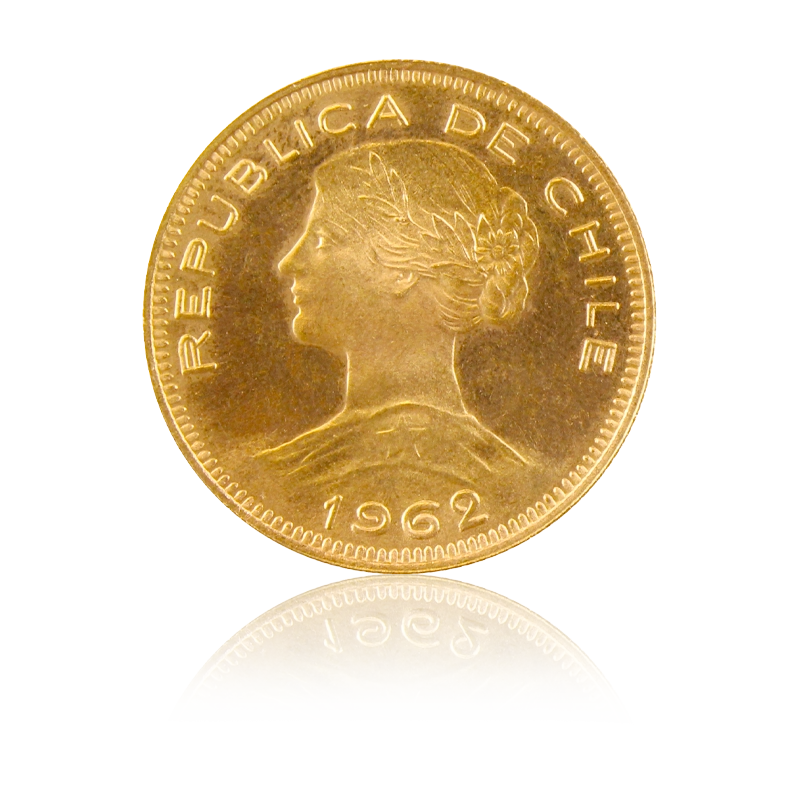 100 Pesos Liberty - Chile 18,3 g Goldmünze