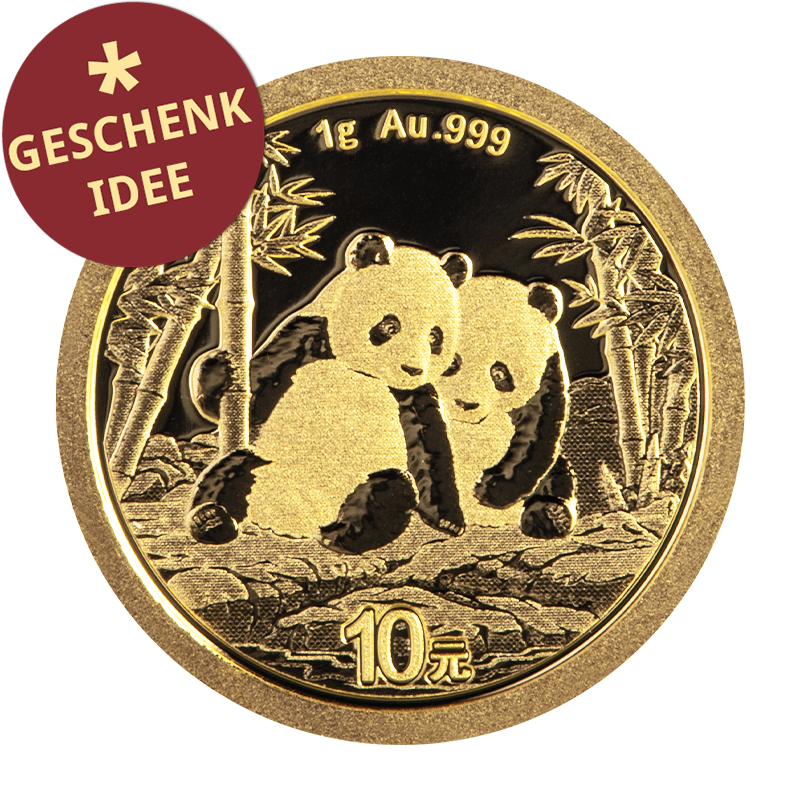 Panda 2026 - China 1 g gold coin