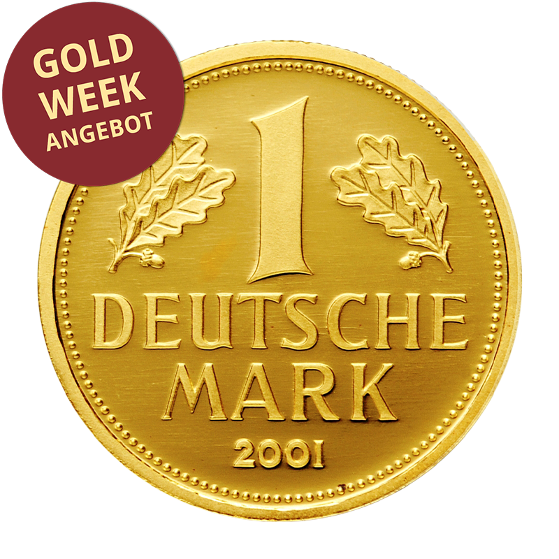 Goldmark 2001 - Deutschland 12 g Goldmünze