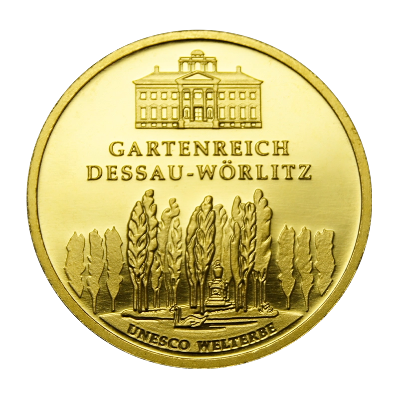 "Dessau-Wörlitz" 2013 - Deutschland 100 Euro 1/2 oz Goldmünze