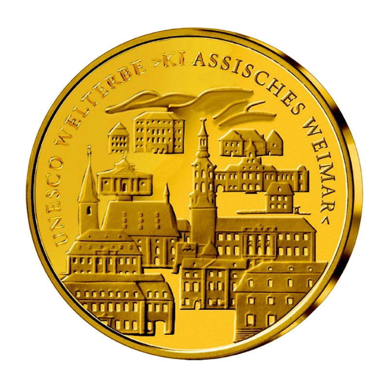 "Weimar" 2006 - Deutschland 100 Euro 1/2 oz Goldmünze