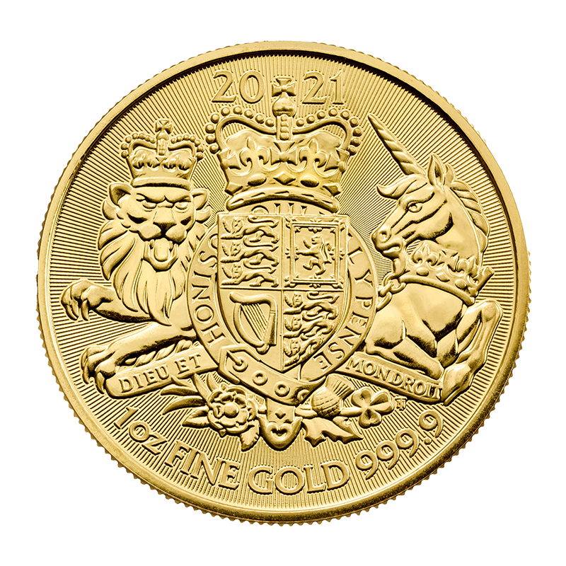 The Royal Arms (Various Years) - United Kingdom 1 oz goldcoin
