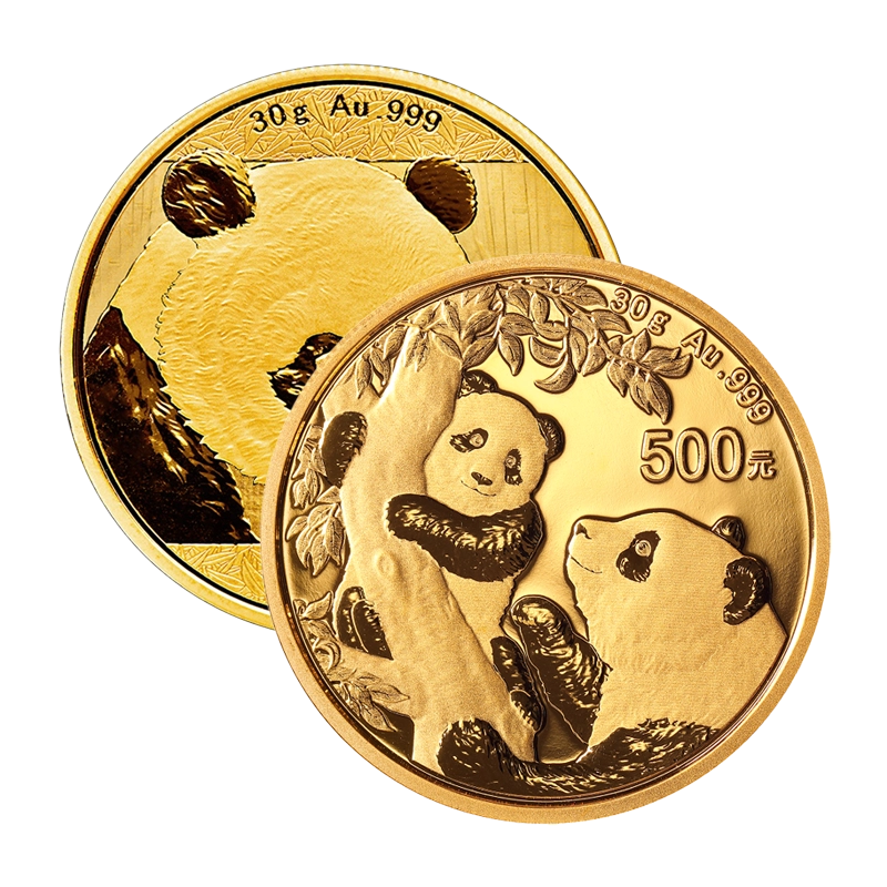 Panda (various Years) - China 30 g gold coin