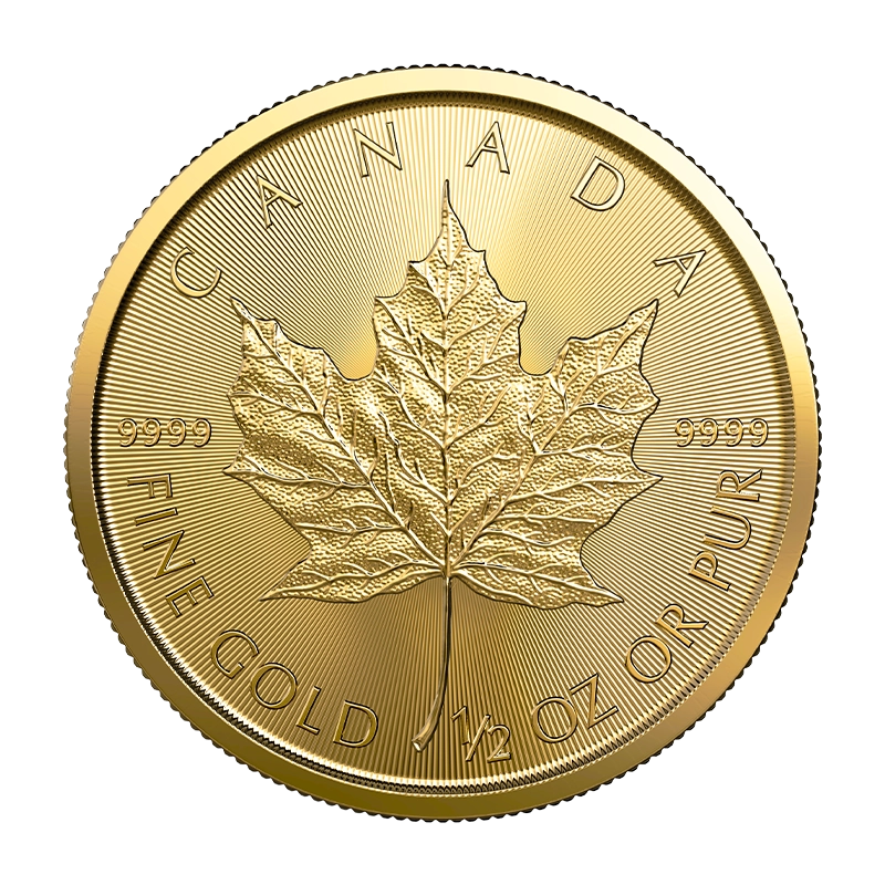 Maple Leaf - Canada 1/2 oz gold coin