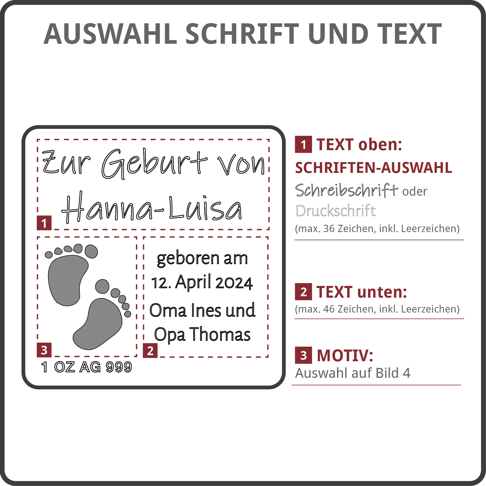 Textauswahl Silberbarren