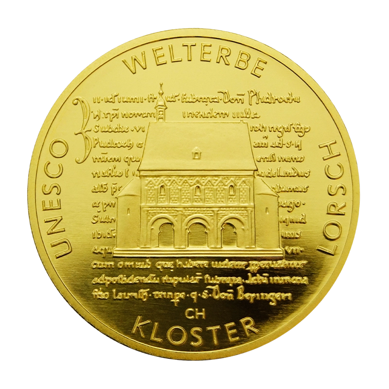 "Kloster Lorsch" 2014 - Deutschland 100 Euro 1/2 oz Goldmünze