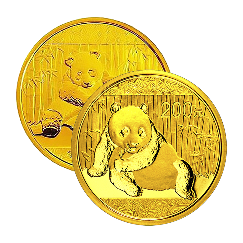 Panda (various Years) - China 1/2 oz gold coin