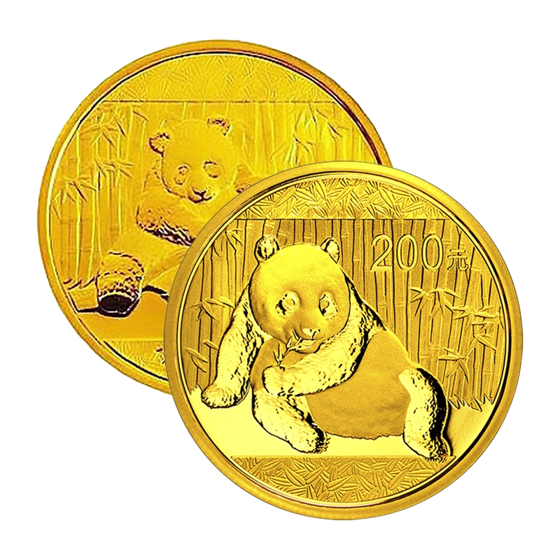 Panda (verschiedene Jahrgänge) - China 1/2 oz Goldmünze