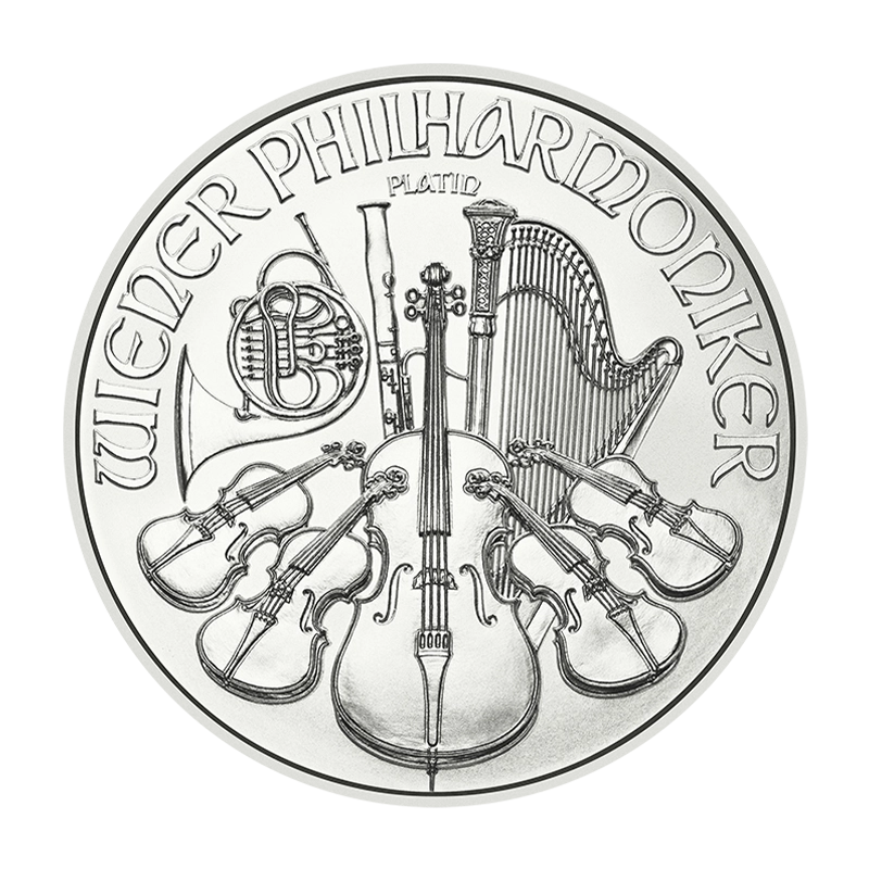 Wiener Philharmoniker - Österreich 1 oz Platinum