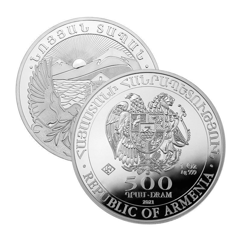 Arche Noah - Armenien 1 oz Silbermünze, diverse Jahrgänge