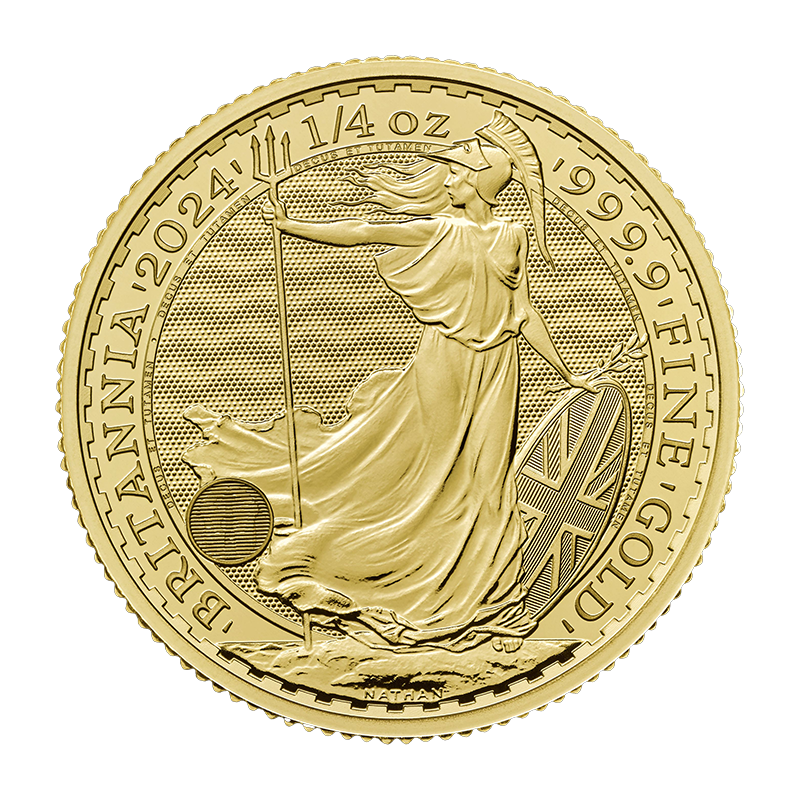 Britannia - United Kingdom 1/4 oz gold coin