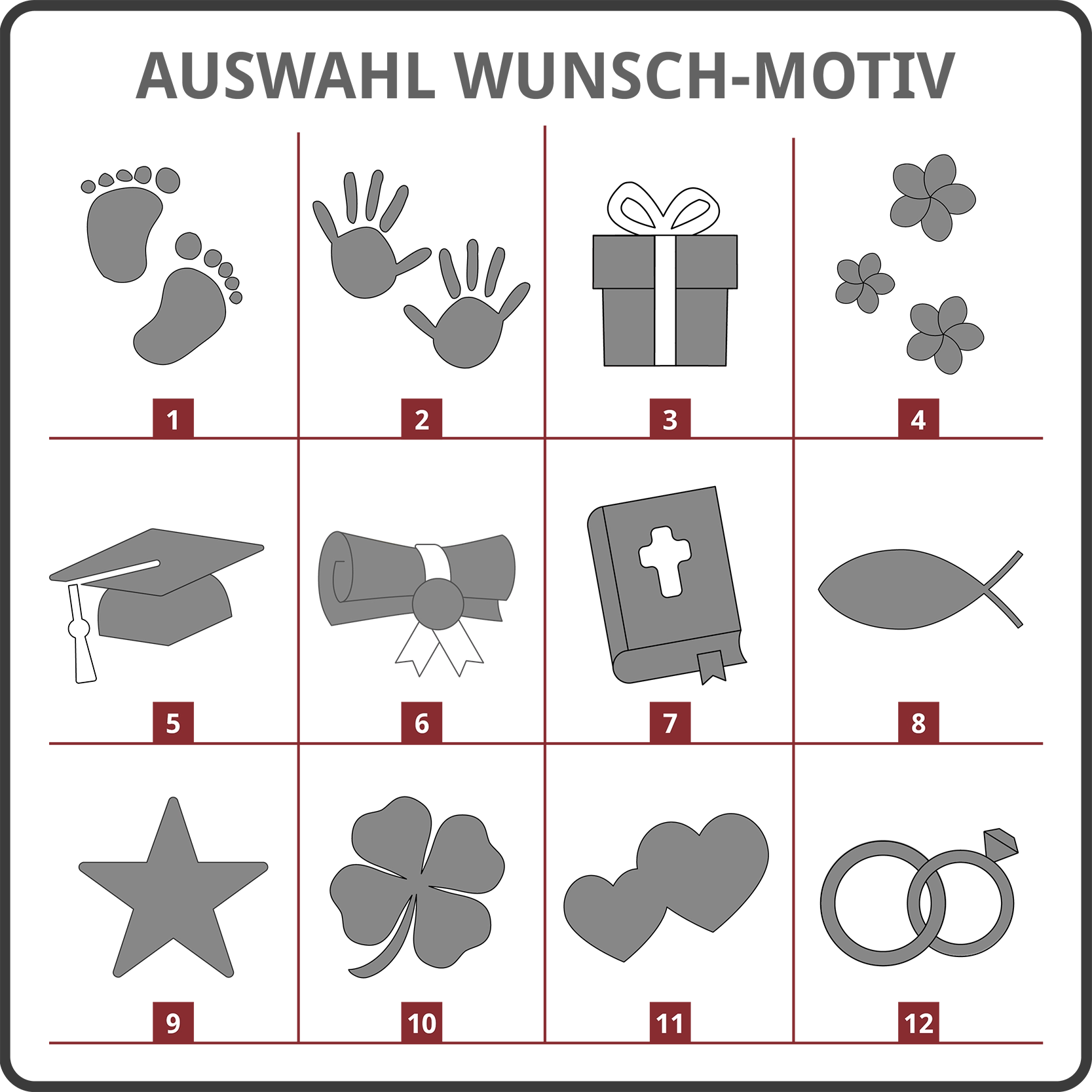Auswahl Wunsch-Motiv