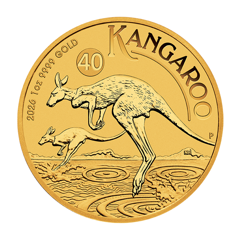 Känguru Nugget (Kangaroo) 2026 - Australien 1 oz Goldmünze