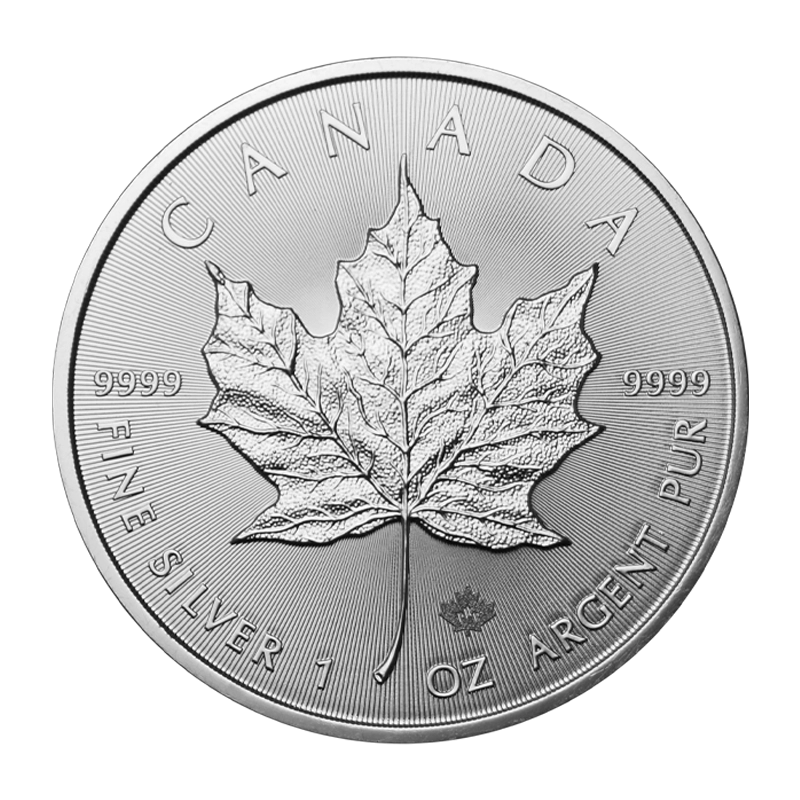 Maple Leaf - Canada 1 oz silver coin, various years