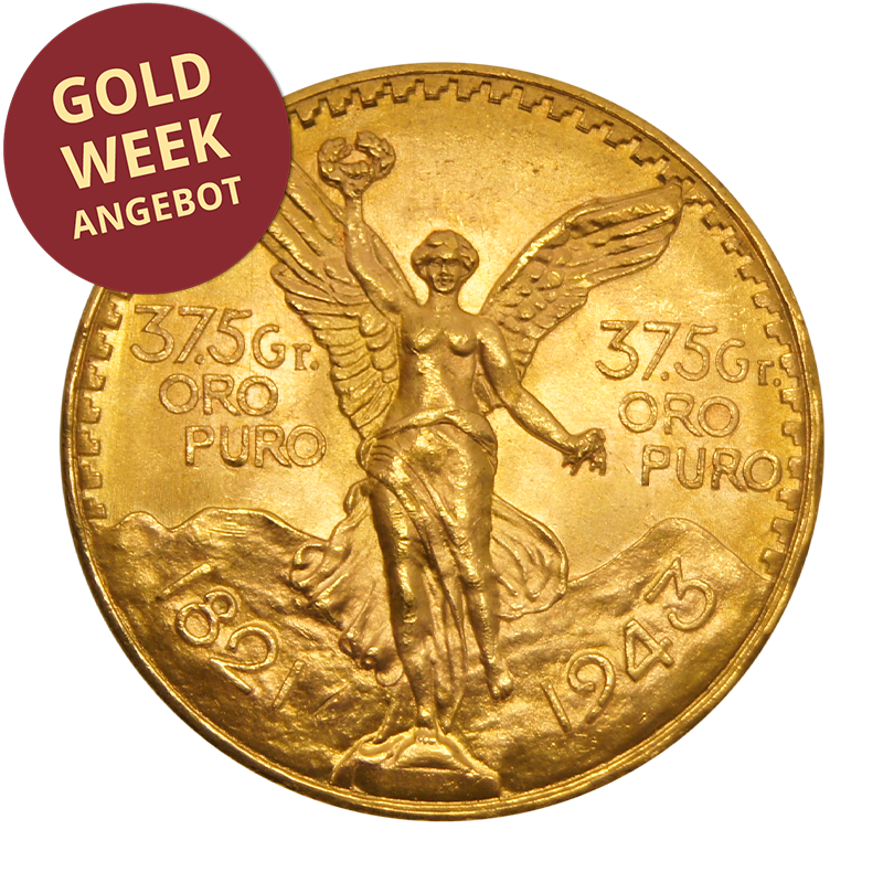 50 Pesos Centenario Mexiko