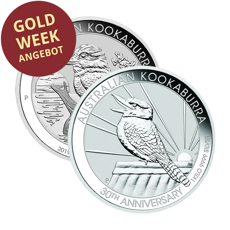Kookaburra (diverse Jahrgänge) - Australien 1 kg Silbermünze