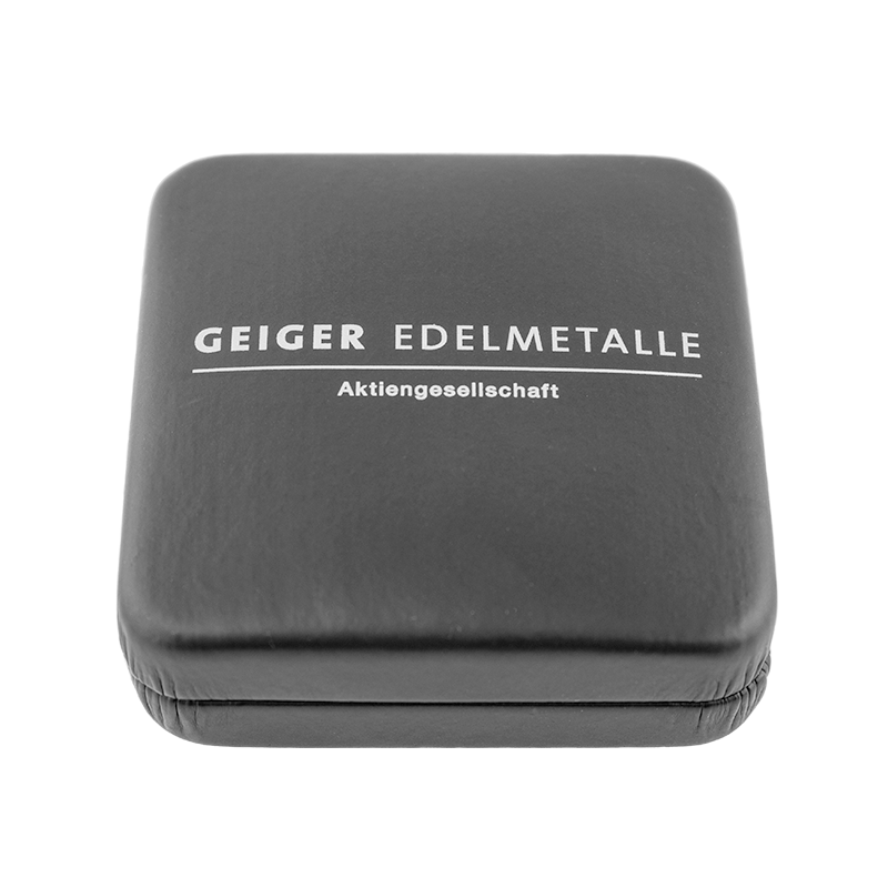 Etui "universal" small with the logo of Geiger Edelmetalle, black