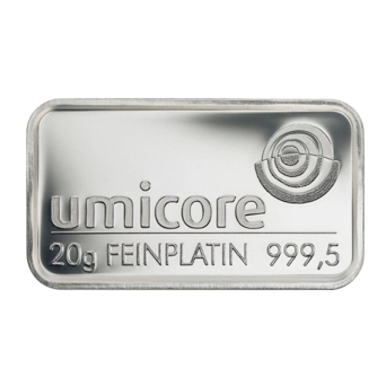Platinbarren - 20 g .9995 - verschiedene Hersteller