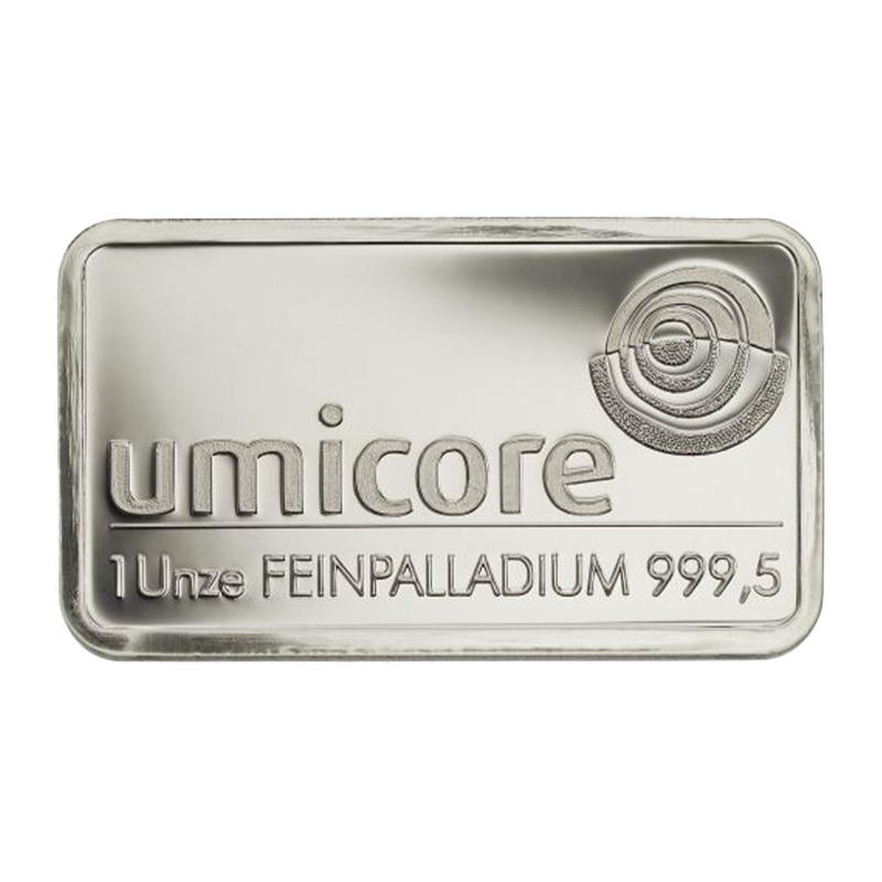 palladium bar .9995 - 31,1 Gram