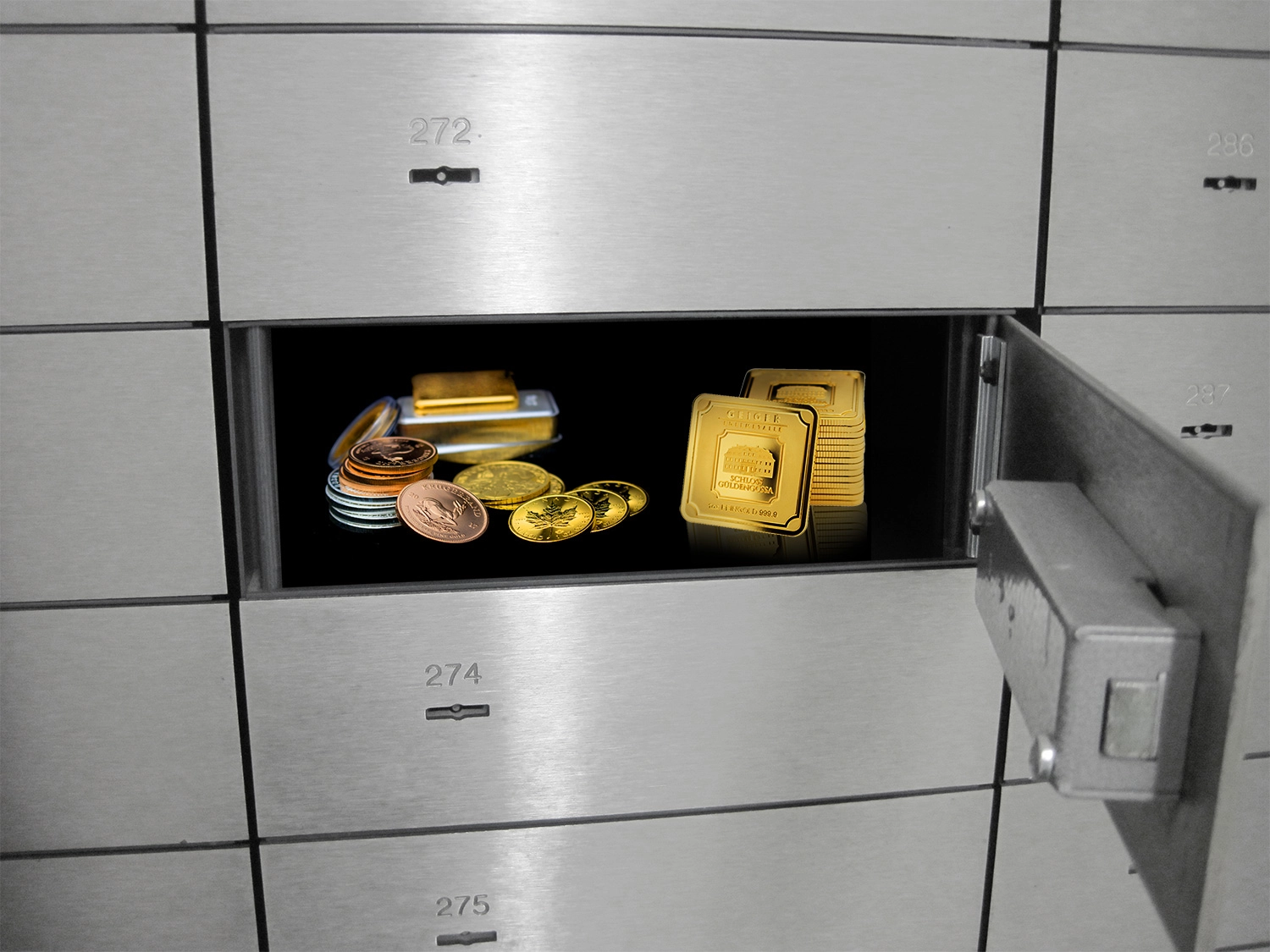 Schließfach Ansicht