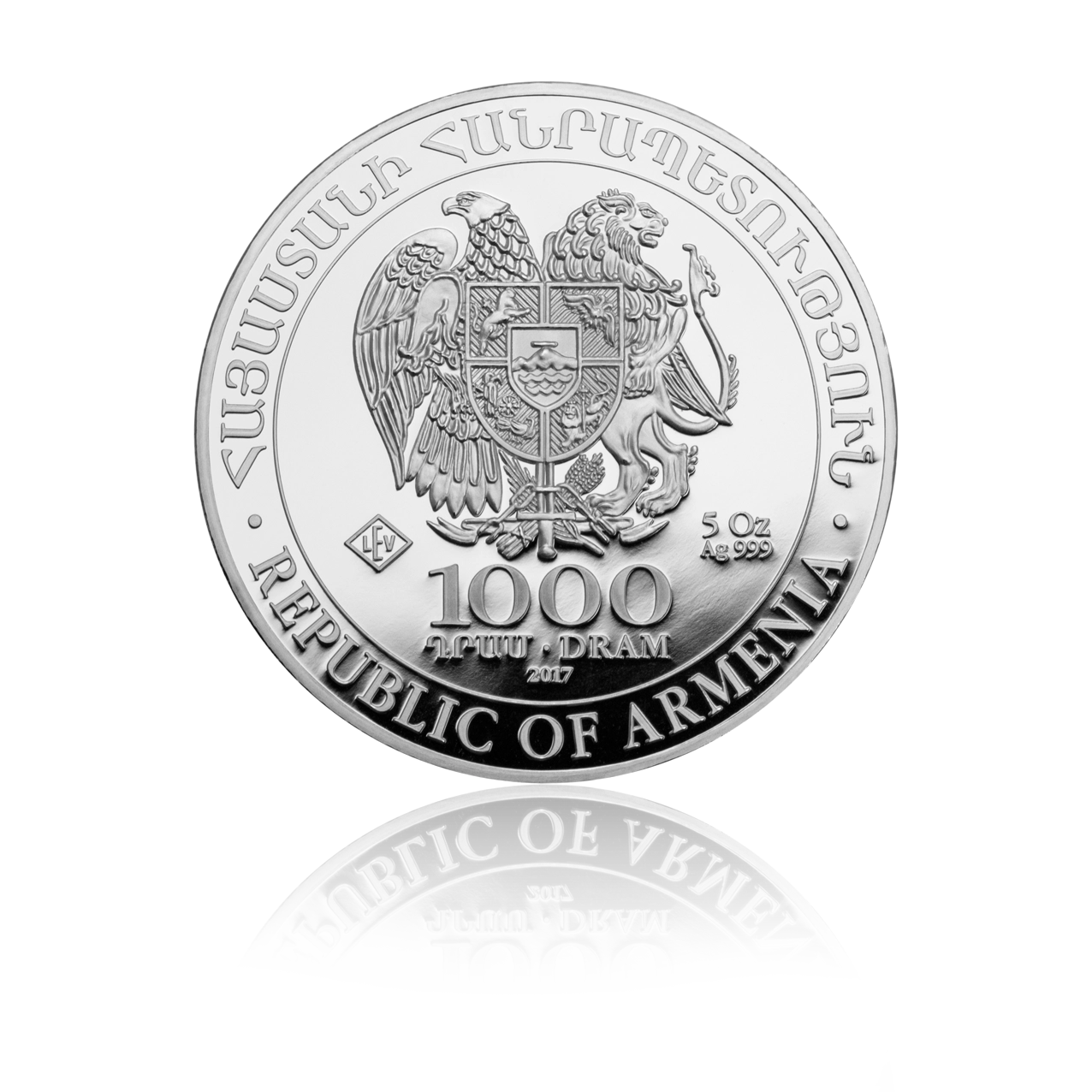 Arche Noah - Armenien 5 oz Silbermünze, diverse Jahrgänge