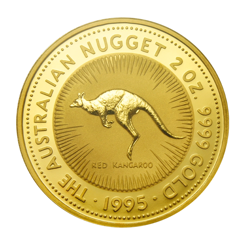 Känguru Nugget (Kangaroo) - Australien 2 oz Goldmünze