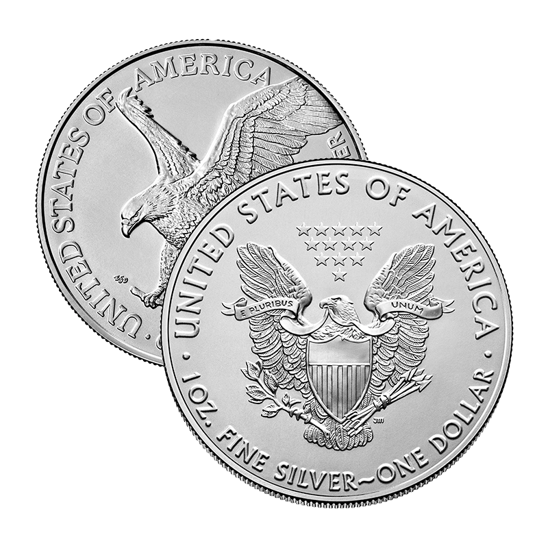 American Silver Eagle (diverse Jahrgänge) - USA 1 oz Silbermünze