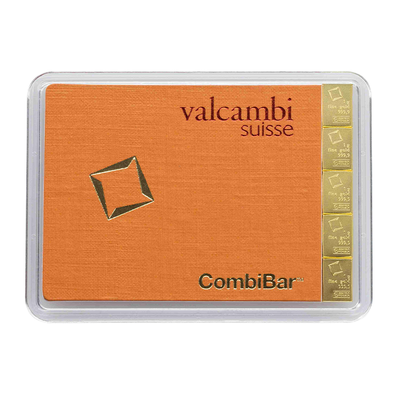 Combi Barren - 5 g Gold .9999 (5 x 1 g)