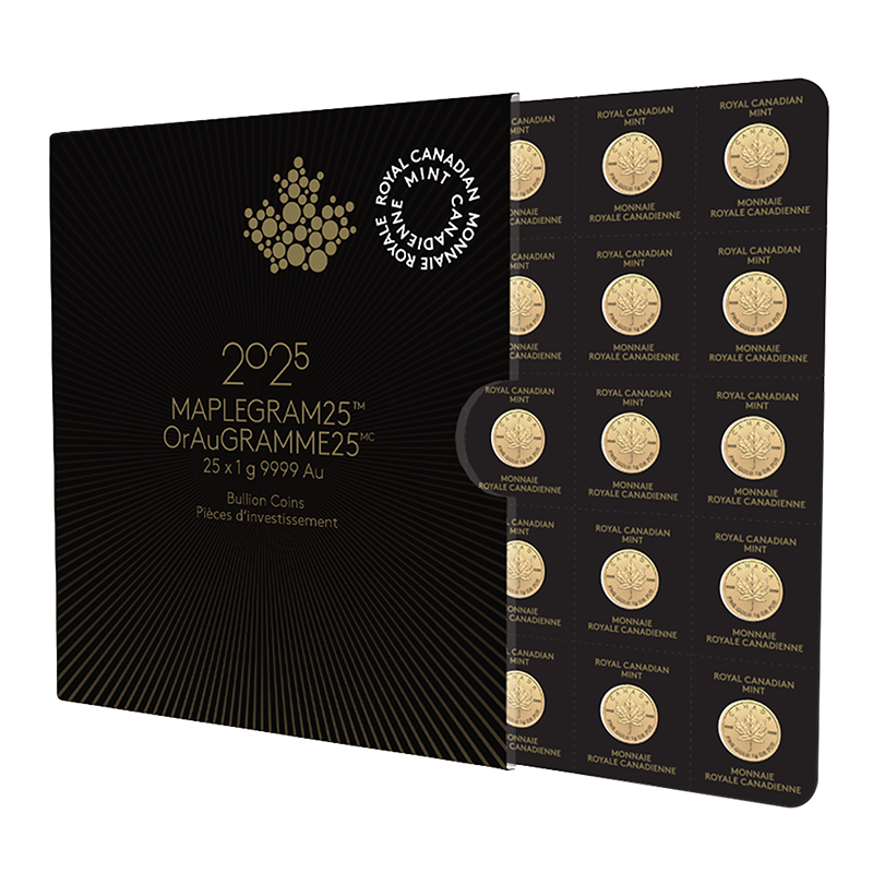 Maplegram 25 g Gold .9999 (25 x 1 g)