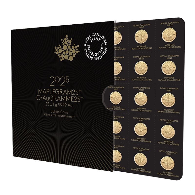 Maplegram 25 g Gold .9999 (25 x 1 g)
