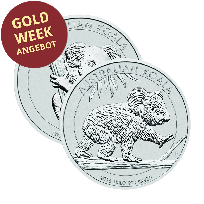 Koala (diverse Jahrgänge) - Australien 1 kg Silbermünze