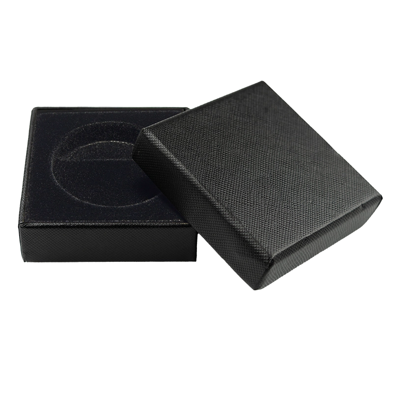 Etui Stülpdeckel mit Aussparung für 1 oz Silber anthrazit (AZ)