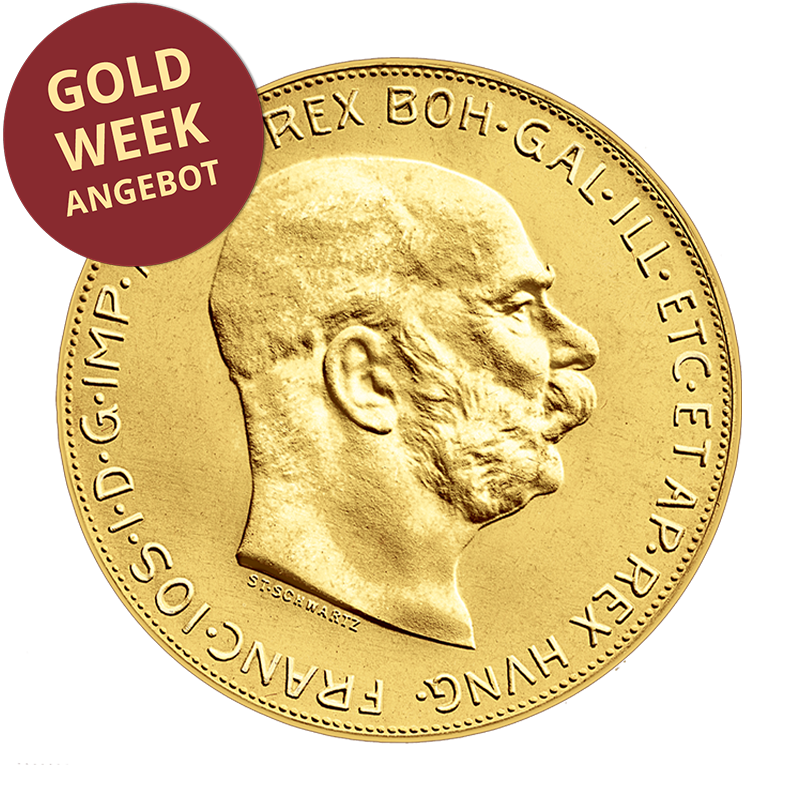 100 Kronen - Goldmünze 30,48 g - Österreich