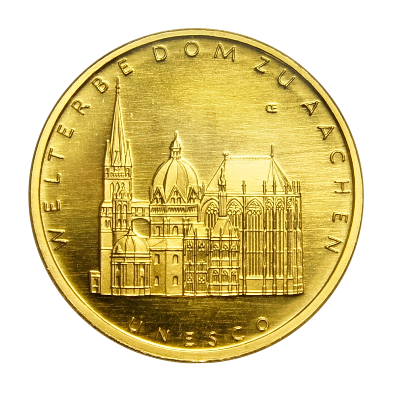 "Aachener Dom" 2012 - Deutschland 100 Euro 1/2 oz Goldmünze