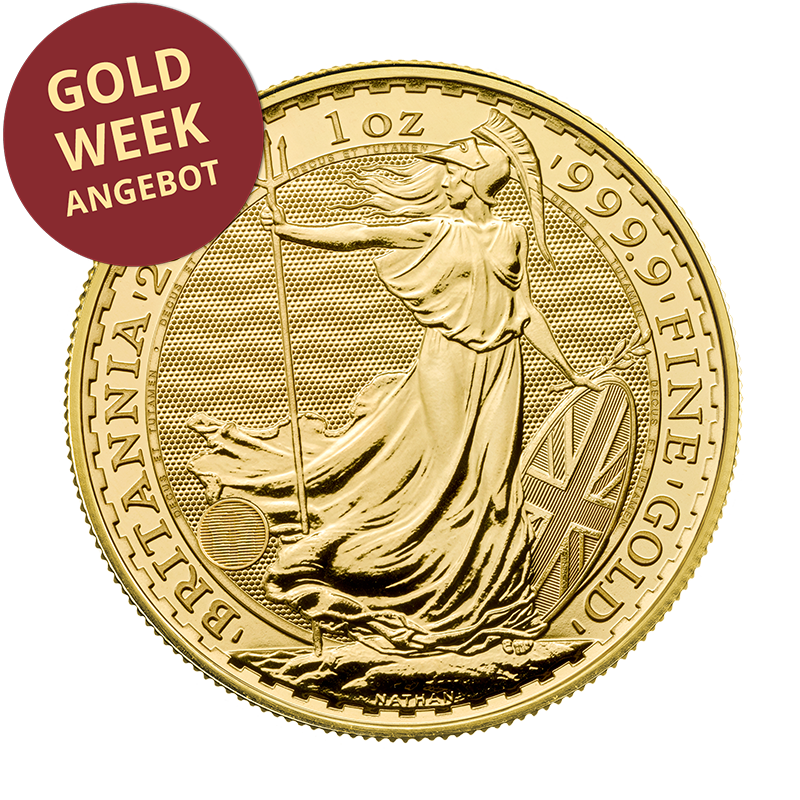 Britannia - Vereinigtes Königreich 1 oz Goldmünze - diverse Jahrgänge