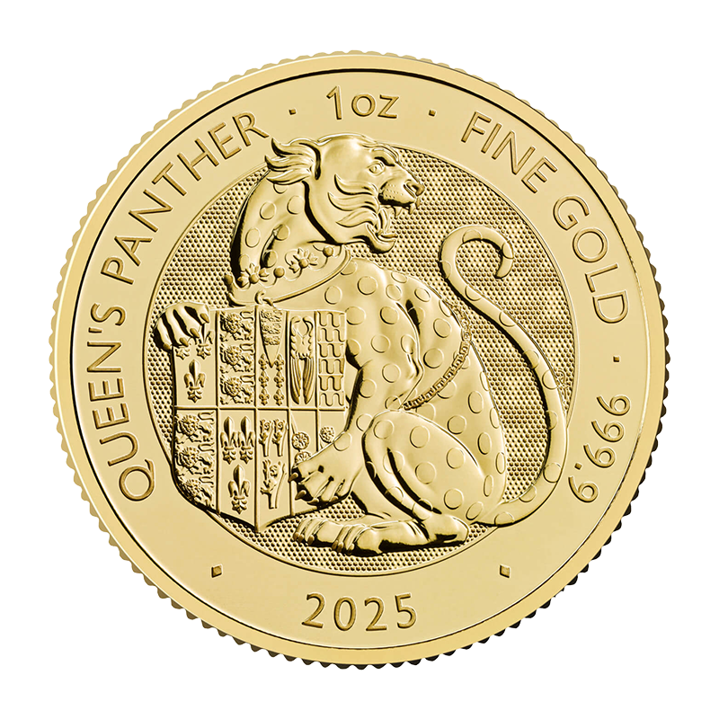 The Royal Tudor Beast "The Queen’s Panther" 2025  - United Kingdom 1 oz goldcoin