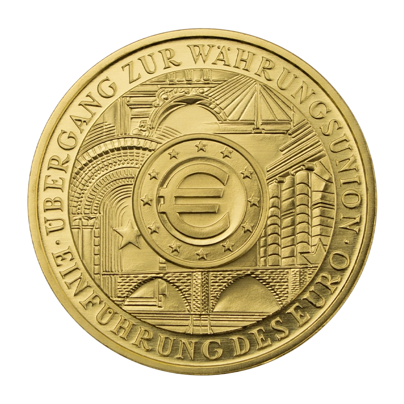 200 Euro Goldmünze "Euro-Einführung" 2002 - Deutschland 1 oz Goldmünze - diverse Prägestätten