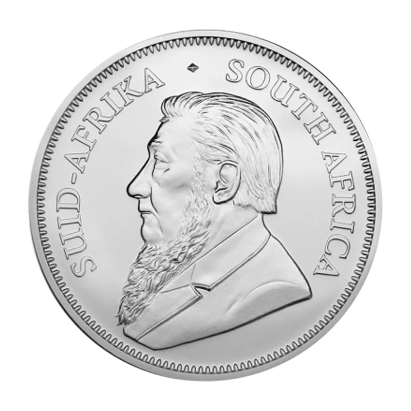 Krügerrand - Südafrika 1 oz Silbermünze, diverse Jahrgänge