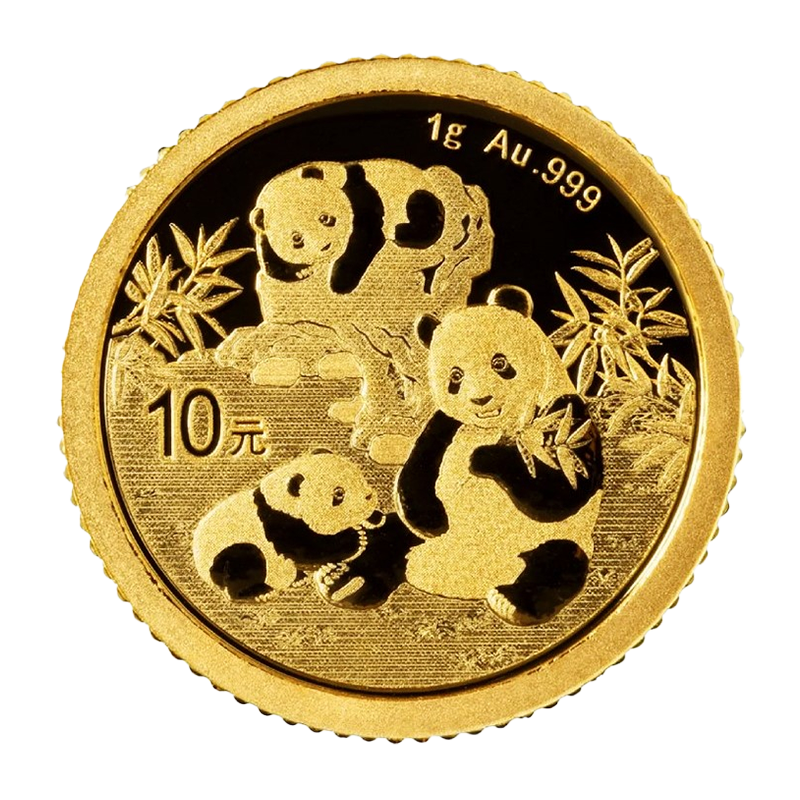 Panda 2025 - China 1 g gold coin