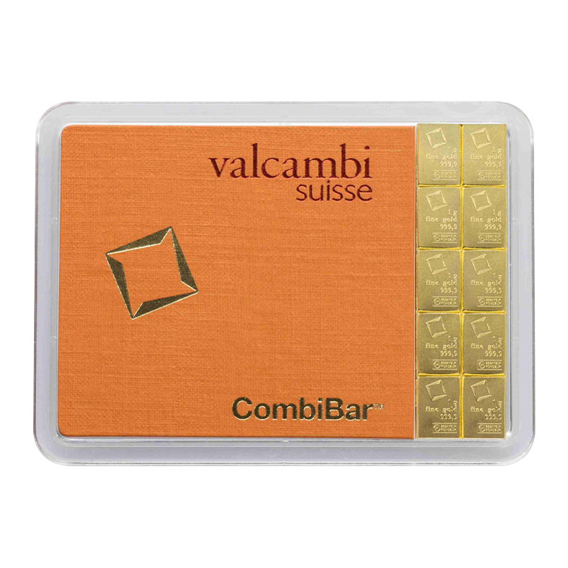 Combi Barren - 10 g Gold .9999 (10 x 1 g)