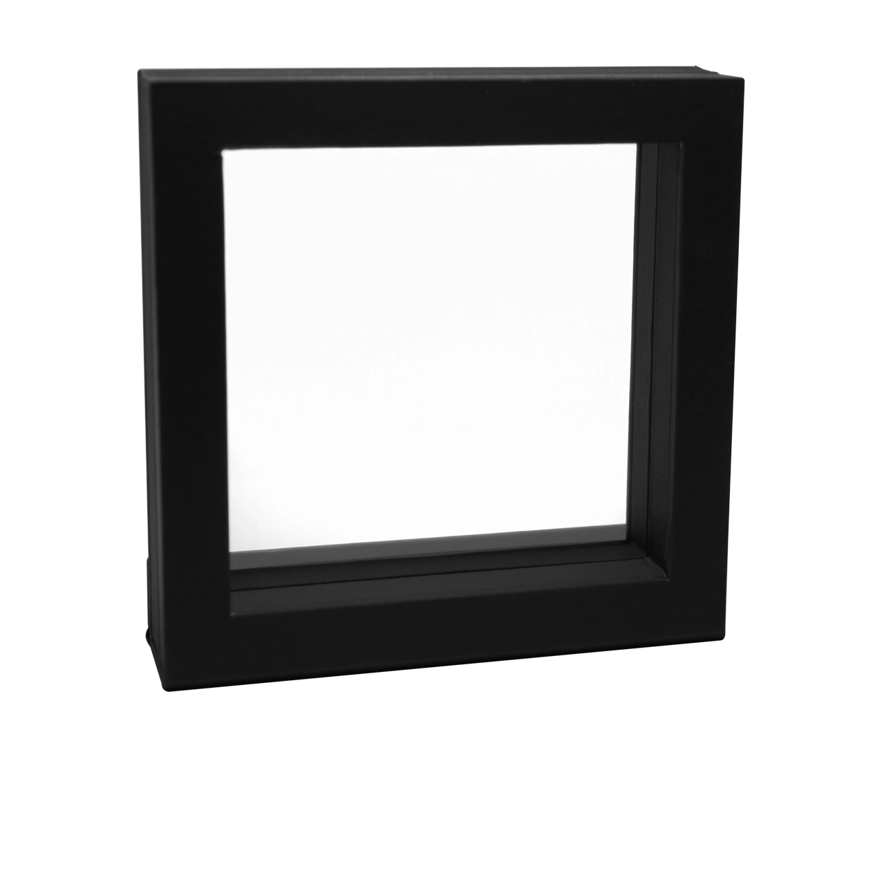 Schweberahmen 100 x 100 mm Innenmaß schwarz (AZ)