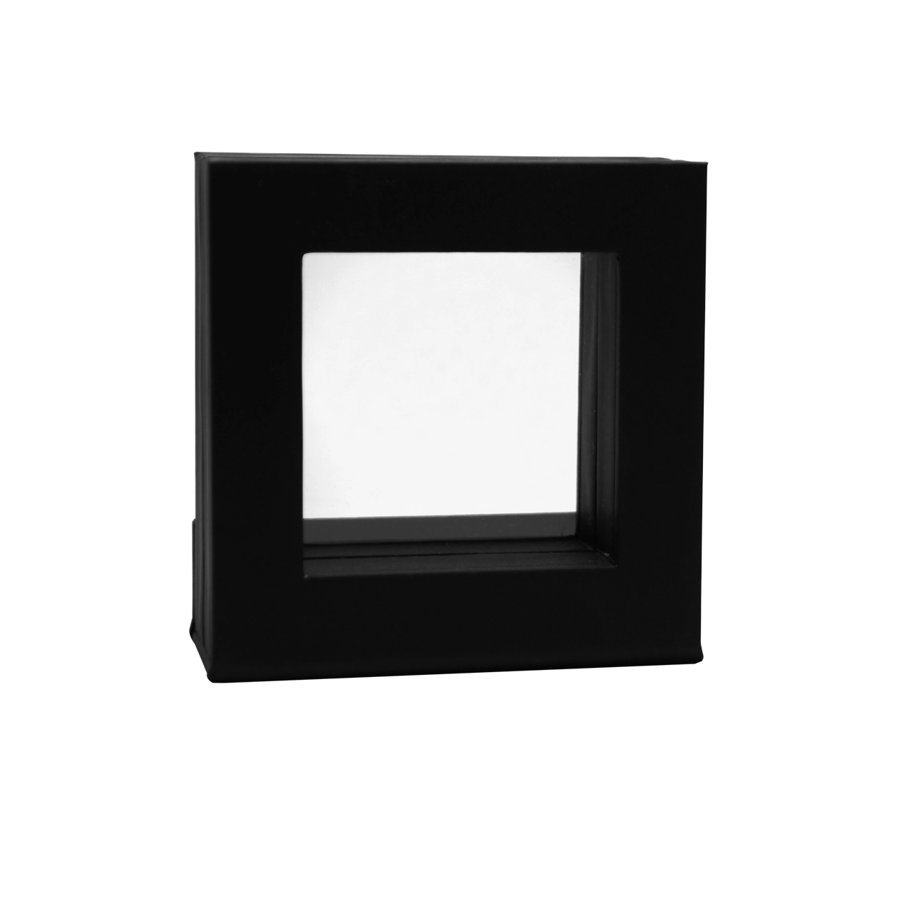 Schweberahmen 50 x 50 mm Innenmaß schwarz (AZ)