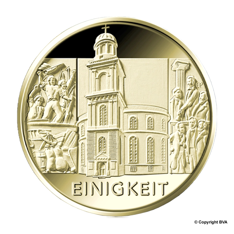 "Einigkeit" 2020 - Deutschland 100 Euro 1/2 oz Goldmünze