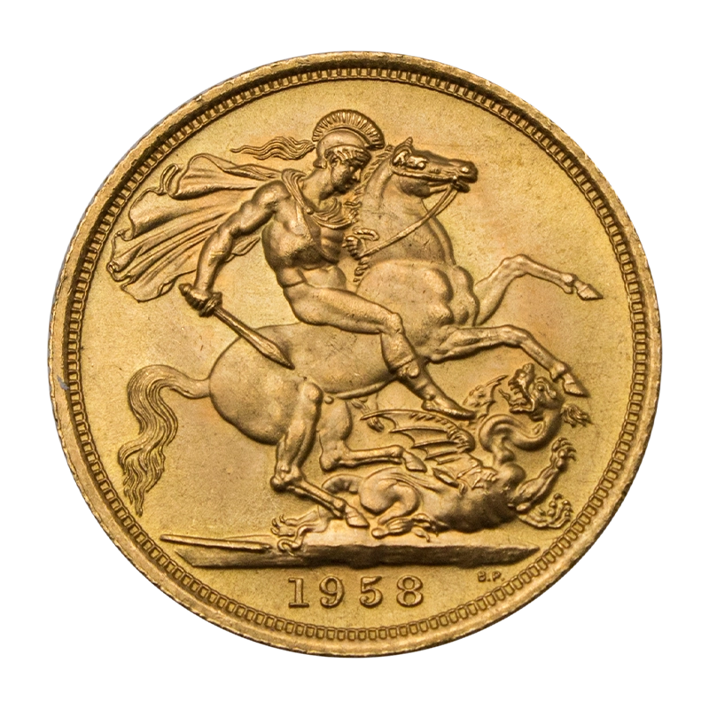 Sovereign - 1/2 Pfund Goldmünze 3,66 g - Großbritannien