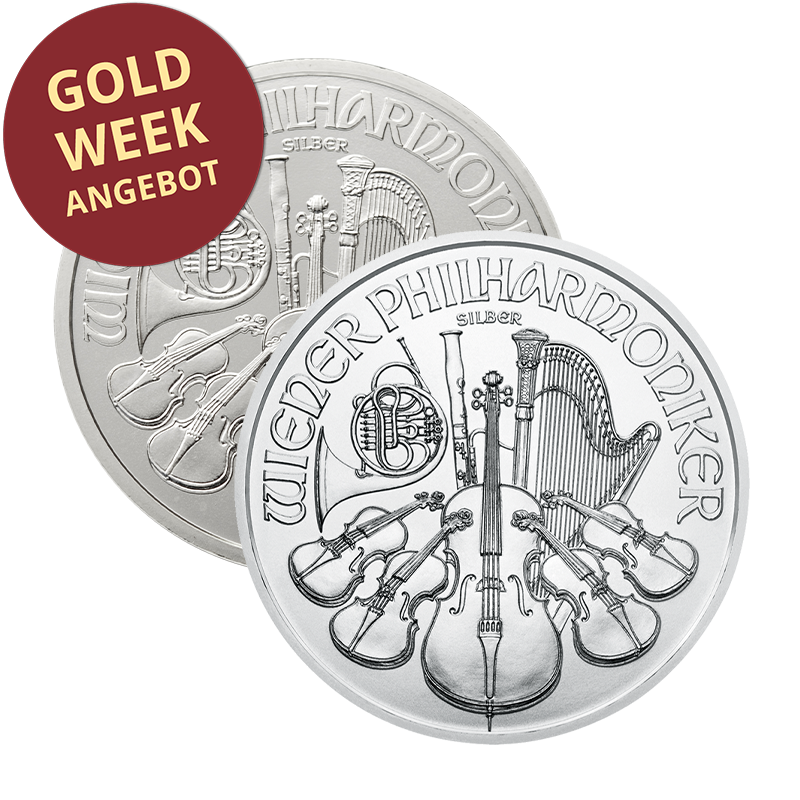 Wiener Philharmoniker - diverse Jahrgänge Österreich 1 oz Silbermünze