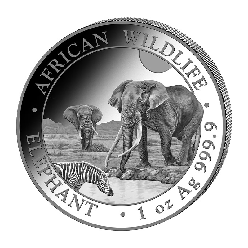 Elefant 2026 - Somalia 1 oz Silbermünze