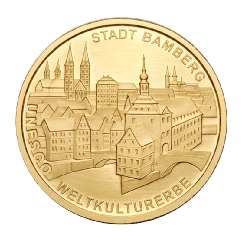 "Bamberg" 2004 - Deutschland 100 Euro 1/2 oz Goldmünze