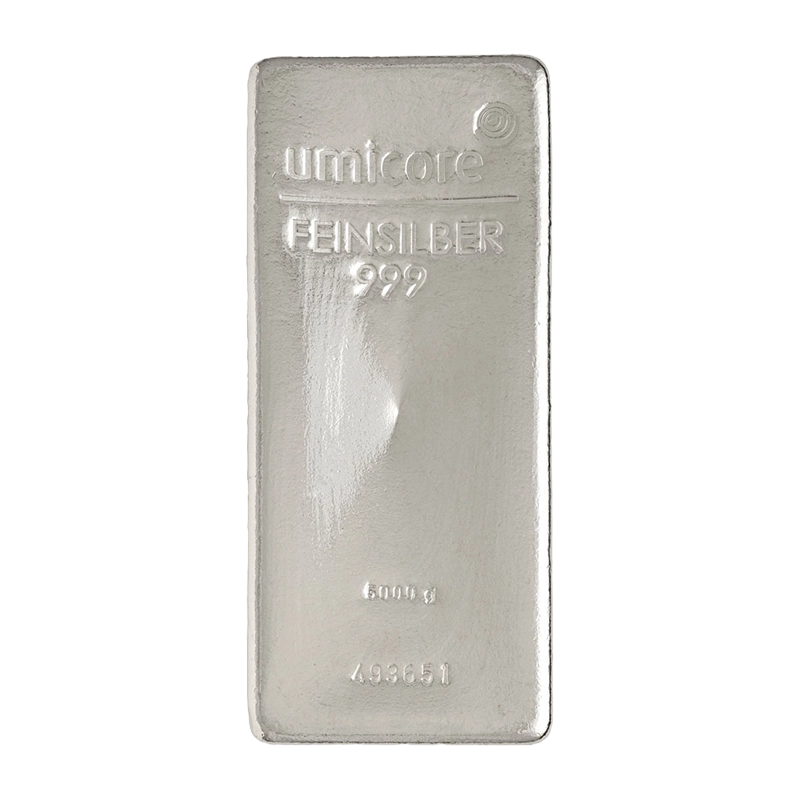 Silberbarren - 5 kg .999 - Einlagerung im Zollfreilager Schweiz