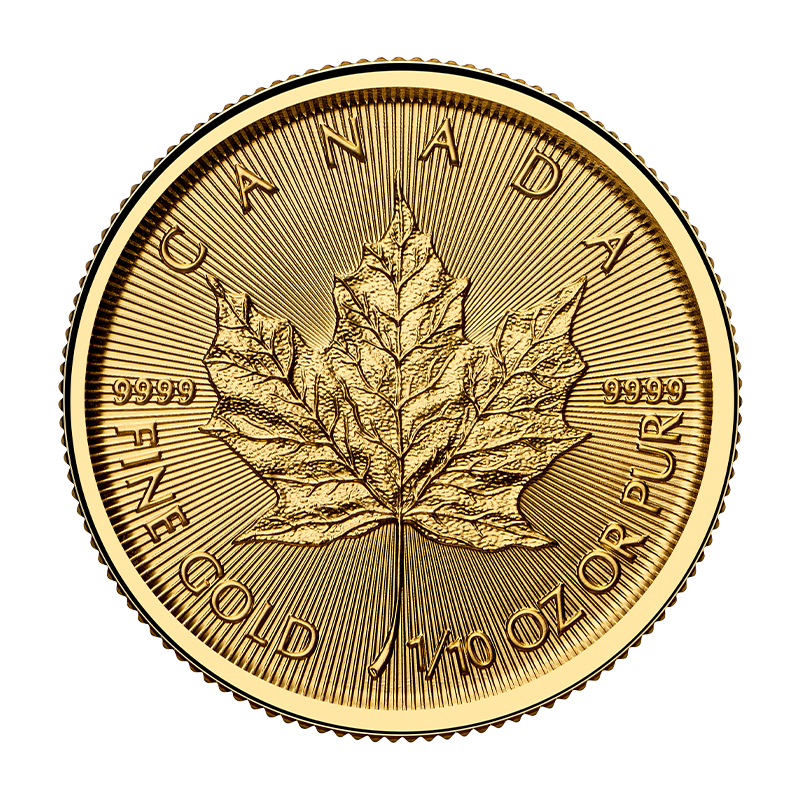 Maple Leaf - Canada 1/10 oz gold coin