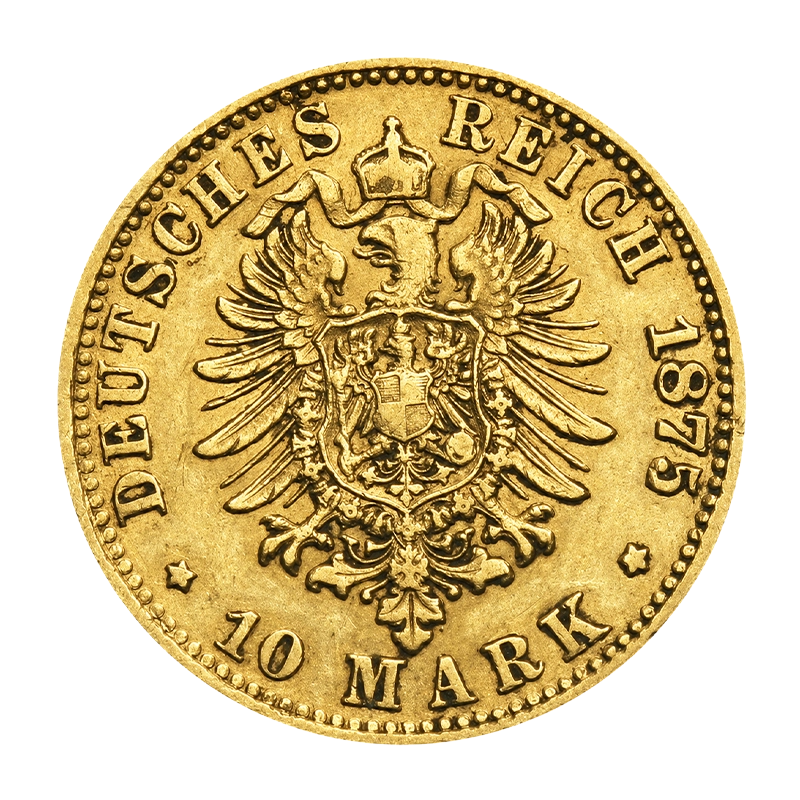 Ludwig II - 10 Mark gold coin